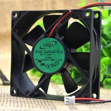 For ADDA AD0824UX-A71GL 8cm 24V 0.26A 2-wire large air volume cooling fan