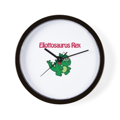 CafePress Eliottosaurus Rex 10'' Wall Clock (160666915)
