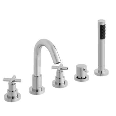 VADO ELEMENTS 5-LOCH DECK-BADEWANNEN-BRAUSEBATTERIE ELW-135-3/4-C/P UVP 795  