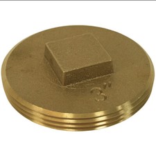 Jones Stephens P50300 3 Brass Screw Raised Head PLUG