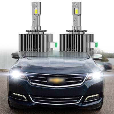 For Chevy Impala 2014-2017 2018 D3S LED Headlight High&Low Beam Bulbs Qty2 Stock