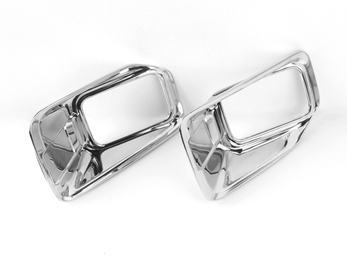 2X Parachoques delantero cromado marco antiniebla decoración cubierta embellecedor para Ford F150 XLT 2015+ - Imagen 5 de 7
