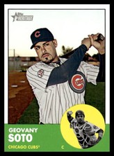 2012 Topps Heritage  Geovany Soto #81 Chicago Cubs Baseball Card