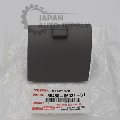 GENUINE TOYOTA 15-17 CAMRY ASH COLOR INSTRUMENT PANEL COIN HOLDER