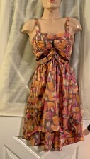 Band Of Gypsies Urban Outfitters Dress Women's Size Small MultiColor