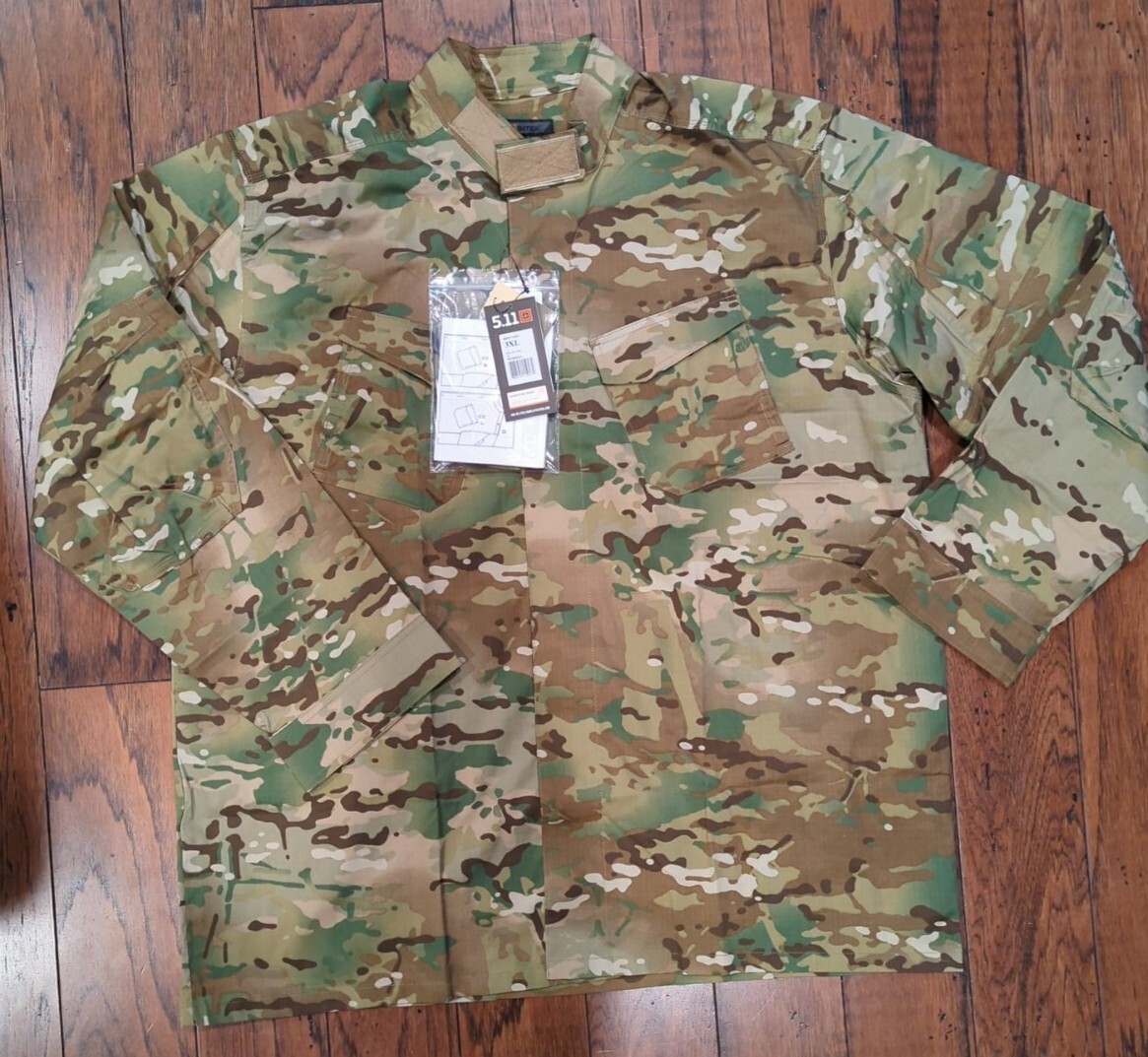 3XL Tall New 5.11 Tactical Men's Stryke TDU Long Sleeve Multicam