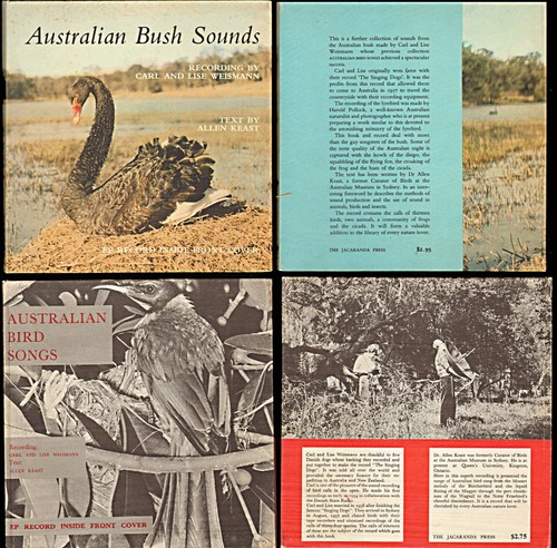 AUSTRALIAN Bird & Nature Sounds-2 EP records by the Weismann's/w Books,photos/VG - Picture 6 of 6