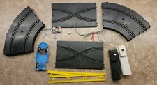 VINTAGE 1/32 CRAGSTAN SLOT CAR TRACK LOT  CONTROLLERS  1 CAR 8 PIECES