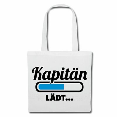 Tasche Beutel Baumwolltasche LADEBALKEN KAPITÄN LOADING LÄDT CONTAINERSCHIFF SEG