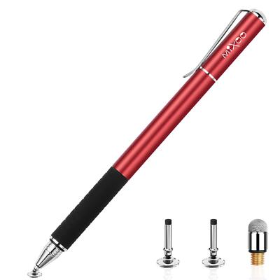 Mixoo Stylus Pens for Touch Screens - Disc & Fiber Tip 2 in 1 High Sensitivit...