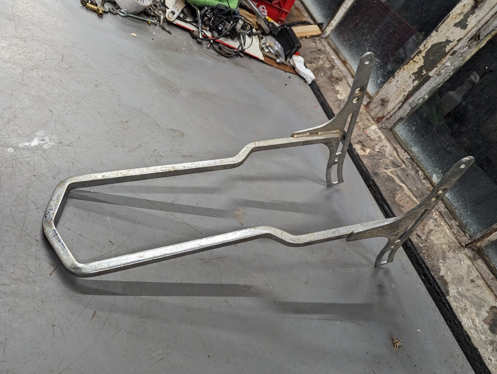 Harley OEM Chrome Sportster Shovelhead Sissy Bar Back Rest Ironhead w