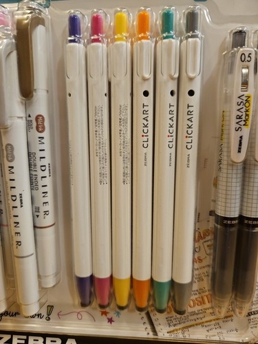Zebra Creative Notetaking Set. Mildliner/ClickArt/Sarasa Mark On "23 Pack". - Picture 5 of 7
