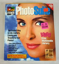 PhotoSuite Version 8.0 Computer Software PC CD-ROM MGI Big Box SEALED