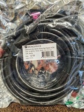 High Speed HDMI Cable - 35 Feet - Black, Active, 4K  60Hz, 18Gbps, 26AWG, CL2