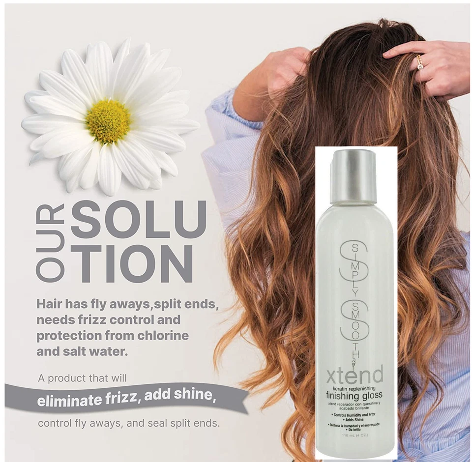 Brillo de acabado de reposición de queratina Simply Smooth Xtend, 4 oz - Juego de 2 Foto 4 de 4