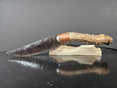Wicked Translucent Obsidian Knife~primitive Living~Stone Tools~Black Powder~Hunt