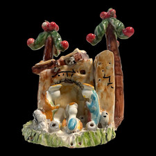 Presepe Natività in ceramica di Caltagirone