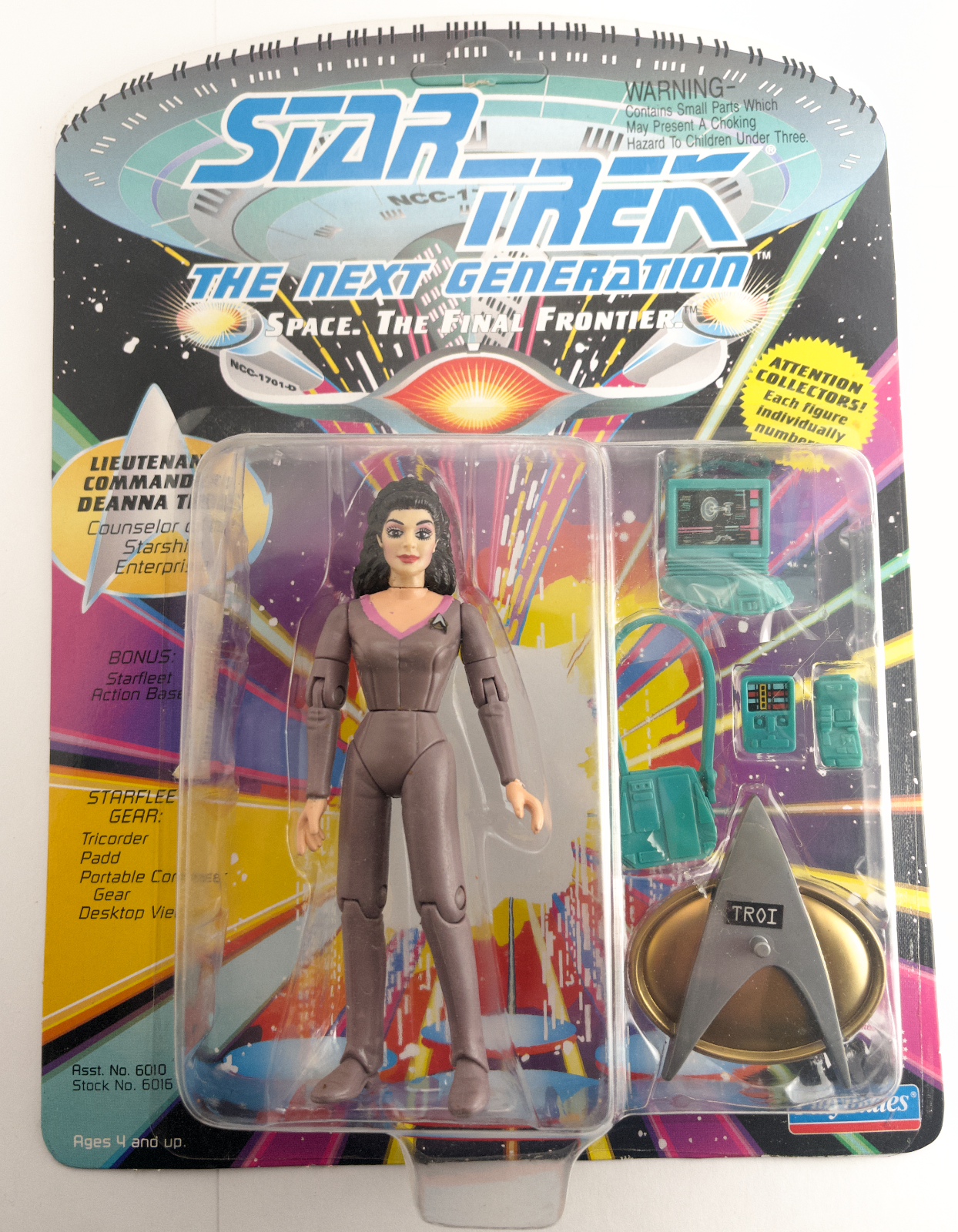 Star Trek TNG "Troi" Collectible Action Figure PLAYMATES NOC | eBay