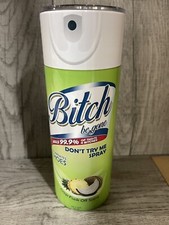 Graphic Skinny Tumbler- Bitch Be gone Funny Green - 20oz Cup / Mug With Straw