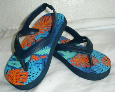 toddler flip flops with back strap