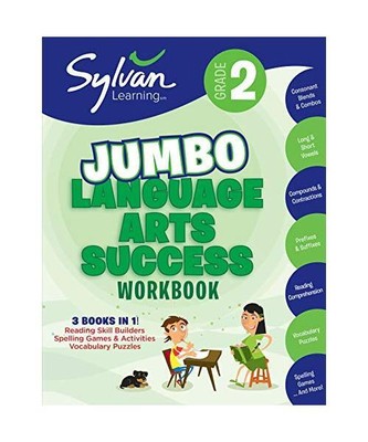 2nd Grade Jumbo Language Arts Success Workbook: 3 Books in 1--Reading Skill Buil