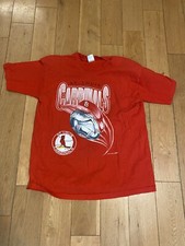 St. Louis Cardinals Shirt 1995 Rated Vintage Baseball Rare 90s Xl Made In USA