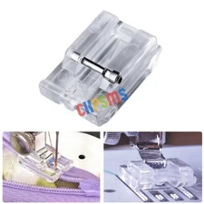 Clear Invisible Concealed Zipper Presser Foot for Snap On Kenmore Singer Brother