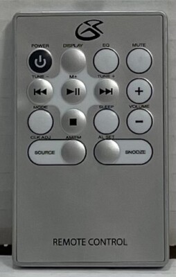 GPX HM3817DT N-RS Micro Remote Control CD Player Hi-Fi