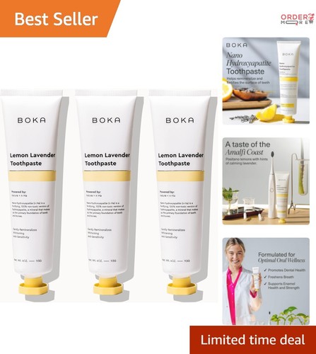 Luxurious Fluoride-Free Toothpaste: Nano Hydroxyapatite for Enamel & Gum Health