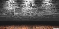 20'x10' Brick/floor Computer/Digital Vinyl Photo Wide Backdrop Background WBH083