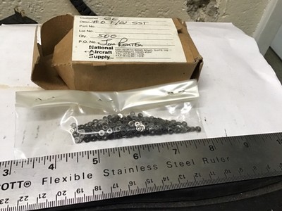 #0 Flat Washer SST Qty 500