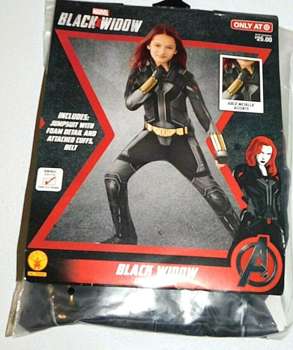 Disney Store Black Widow Super Hero Marvel Avengers Costume Girls Size 3 4 5/6 E - Foto 6