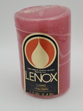 Vintage Lenox Candle Hyacinth Scented 4" x 2.5 Made in USA - NEW FACTORY SEALED