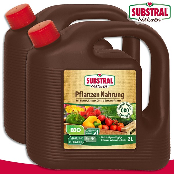 Substral Naturen 2 X 2 L Pflanzen Nahrung Bio-image
