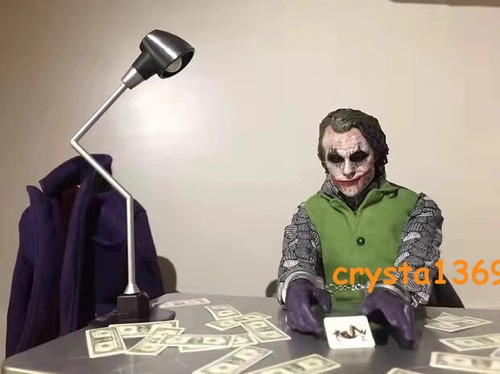 US SHIP! The Dark Knight Joker Action Figure Doll 1/6 Model Statue Ornament Toy - Picture 7 of 14