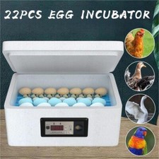Egg Incubator Chicken For Hatching Eggs Chicken Ducks Goose Family Use 22 Eggs