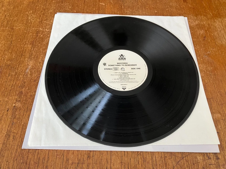 MADONNA Something To Remember LP Vinyl 1995 German 1st Press RARE - Image 2 of 4