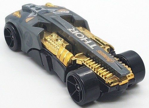 2014 HOT WHEELS MARVEL AVENGERS AGE OF ULTRON THOR BUZZ BOMB DIECAST 2 7/8" CAR - Picture 3 of 6