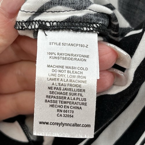 Anthropologie Corey Lynn Calter Romper Women Small Black White Zebra Print Short - Picture 13 of 15