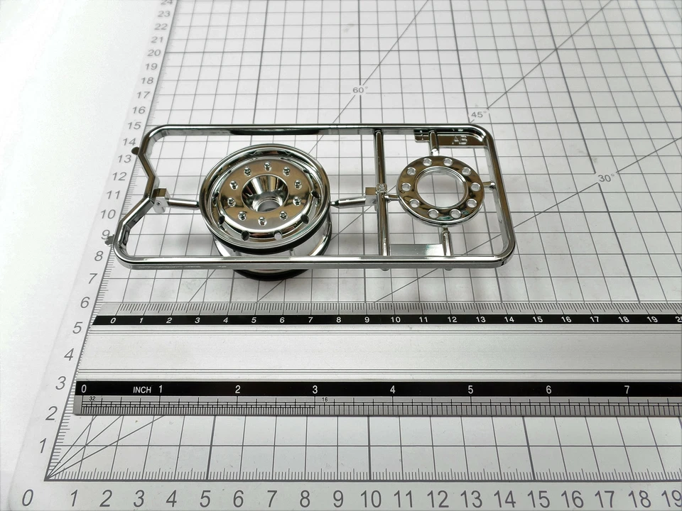 Tamiya Volvo FH16 Globetrotter 750 19335674 AB-Pieces Rims Front 25x47 mm TVF® - Image 2 of 2