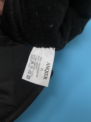 ANQIER 3M THINSULATE GLOVES-BLACK-XL - Picture 4 of 5