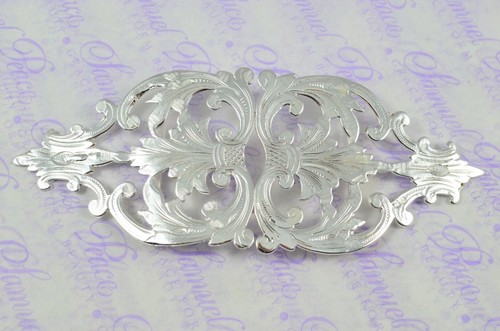 Windsor Pattern Silver Plated Nurses Buckle Handmade in Sheffield - 第 1/5 張圖片