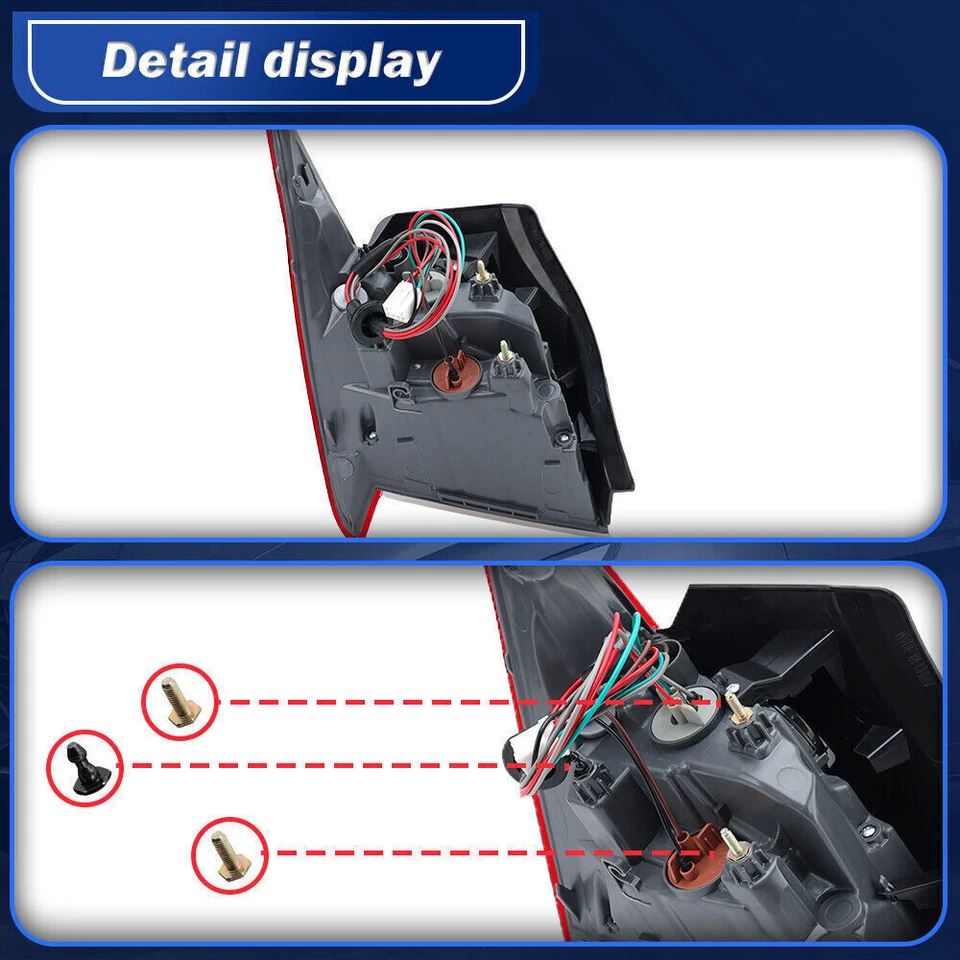 For 2021 2022 2023 2024 Hyundai Elantra Halogen Tail Light Driver&Passenger Side - Изображение 4 из 4