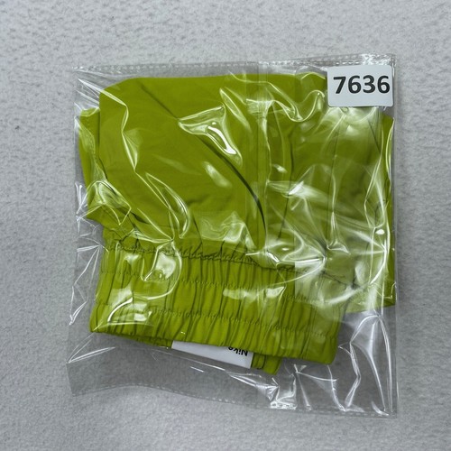 Nike Girl's Dri-Fit High-Waisted Woven Training Shorts Youth XS Green DX4967 - Picture 10 of 10