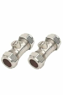 6 x 15 mm Trennventile Druckkugel O Fix Sanitär Rohr Waschbecken Bad WC