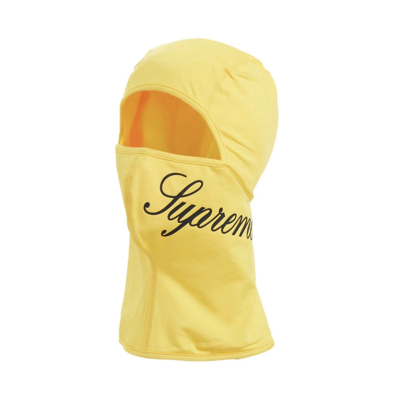 Cagoule jaune légère Supreme Script AUTHENTIQUE