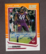 Tremaine Edmunds 2018 Score First Down  RC Auto #d 07/10