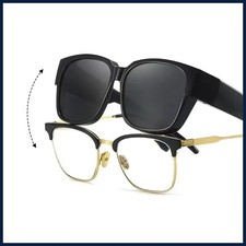 Polarized Fit-Over Sunglasses for Prescription Glasses Unisex