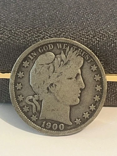 1900 P Barber Half Dollar, VG