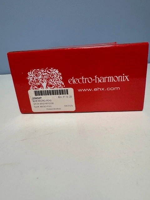 New Electro-Harmonix EHX Micro Pog Polyphonic Octave Generator Effects Pedal - Image 2 of 2